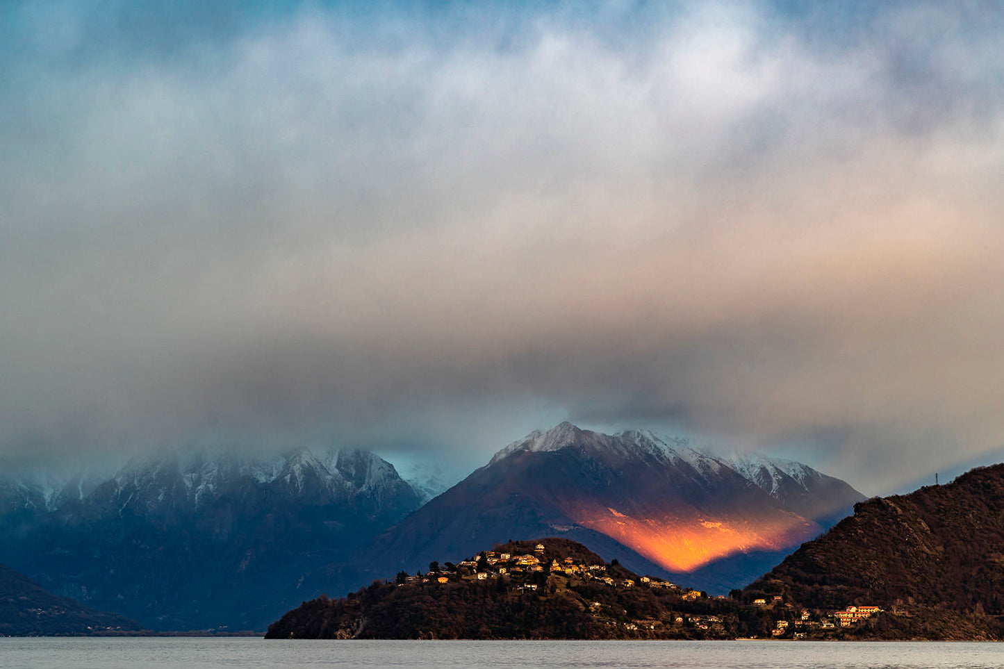 Sunset on Lake Como